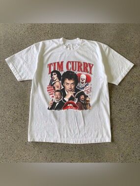 Tim Curry Shirt Retro Hollywood Fan Classic Movie Inspired Graphic T-Shirt